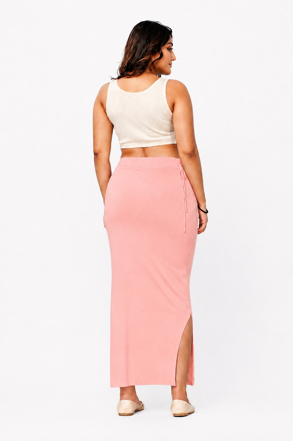 ComfyShape Premium Saree Shapewear-Cotton Candy