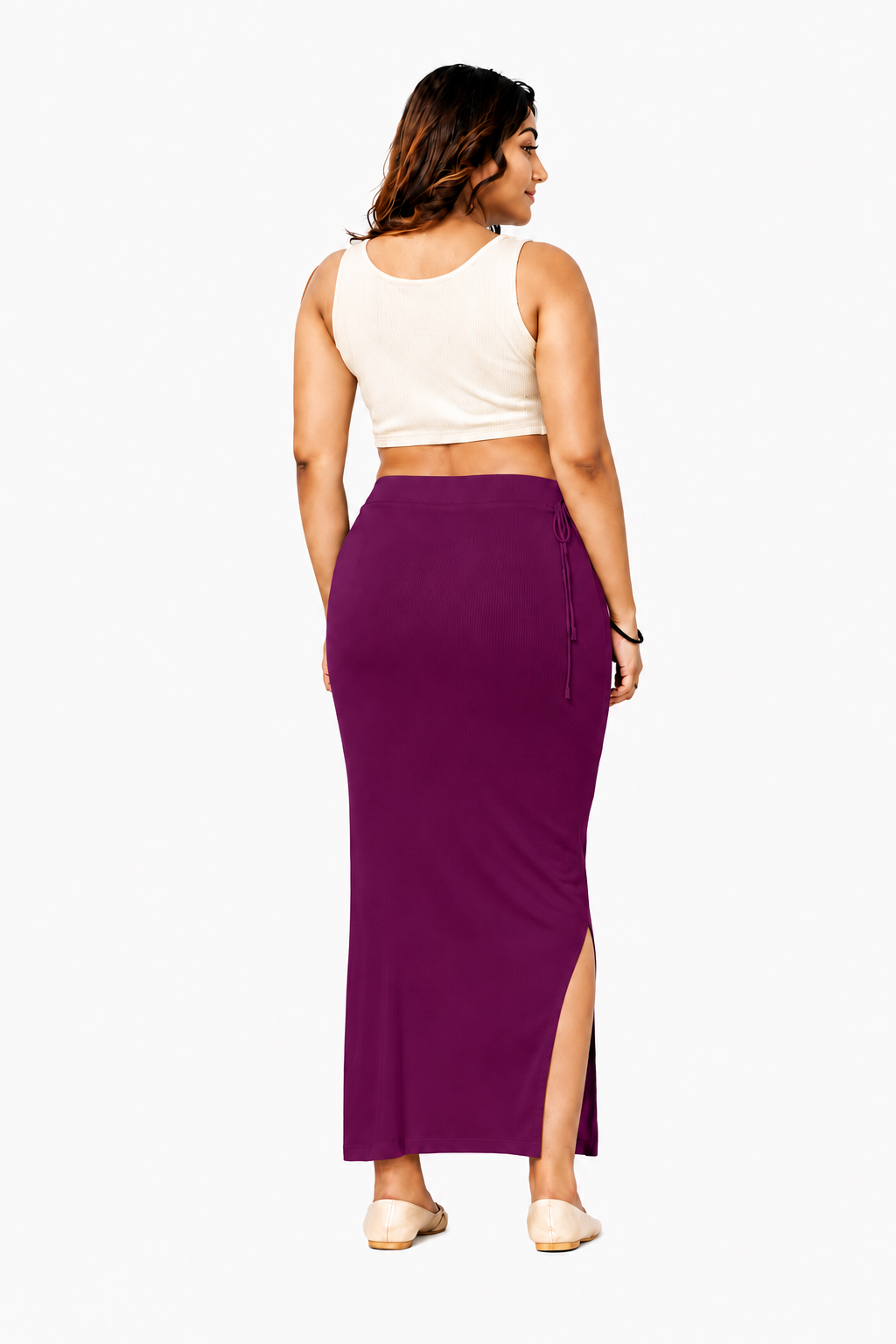 ComfyShape Premium Saree Shapewear-Berry Purple