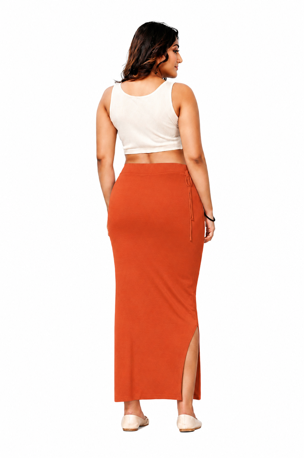 ComfyShape Premium Saree Shapewear-Dusty Orange