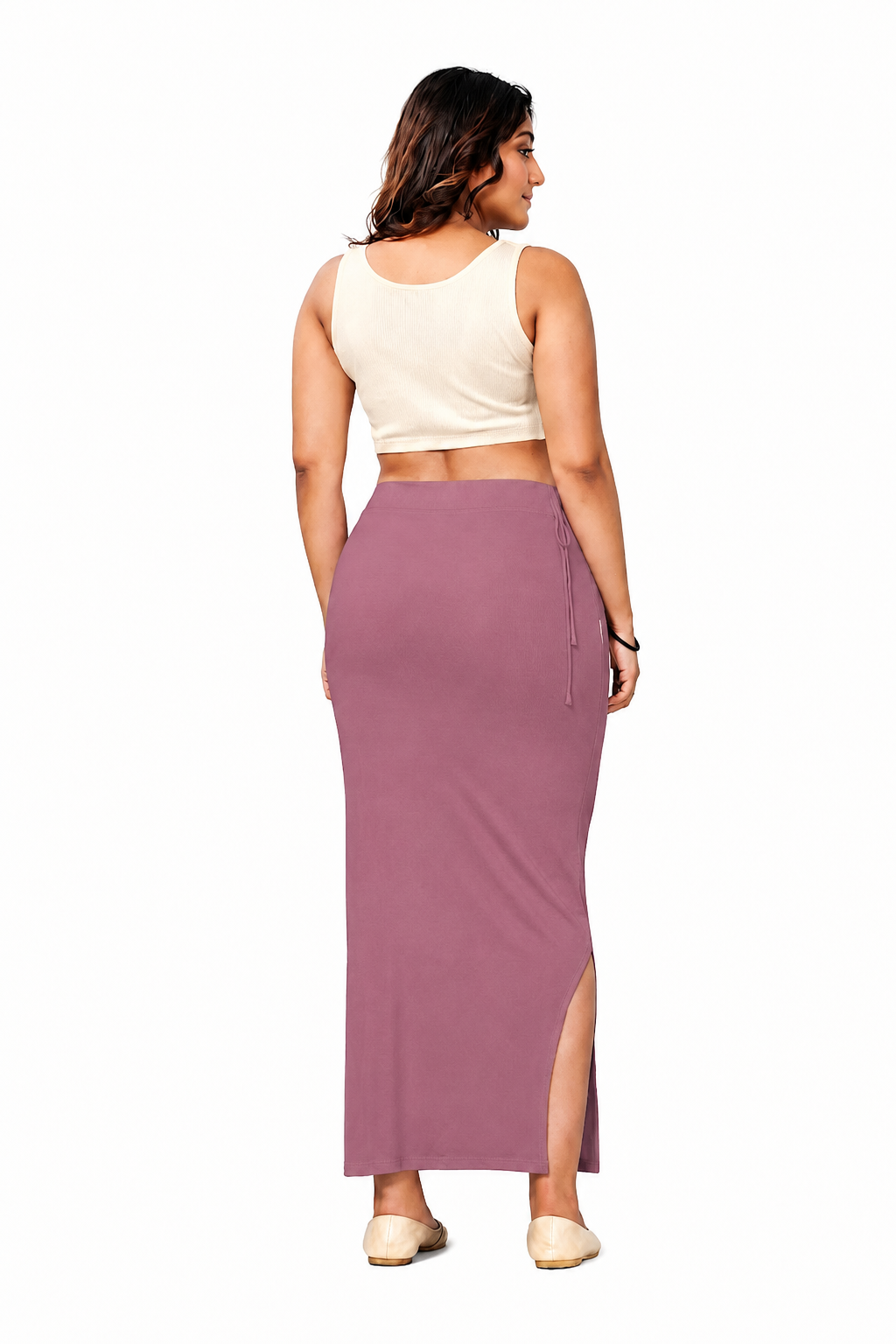 ComfyShape Premium Saree Shapewear-Plum
