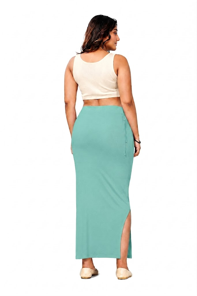 ComfyShape Premium Saree Shapewear-Sea Green