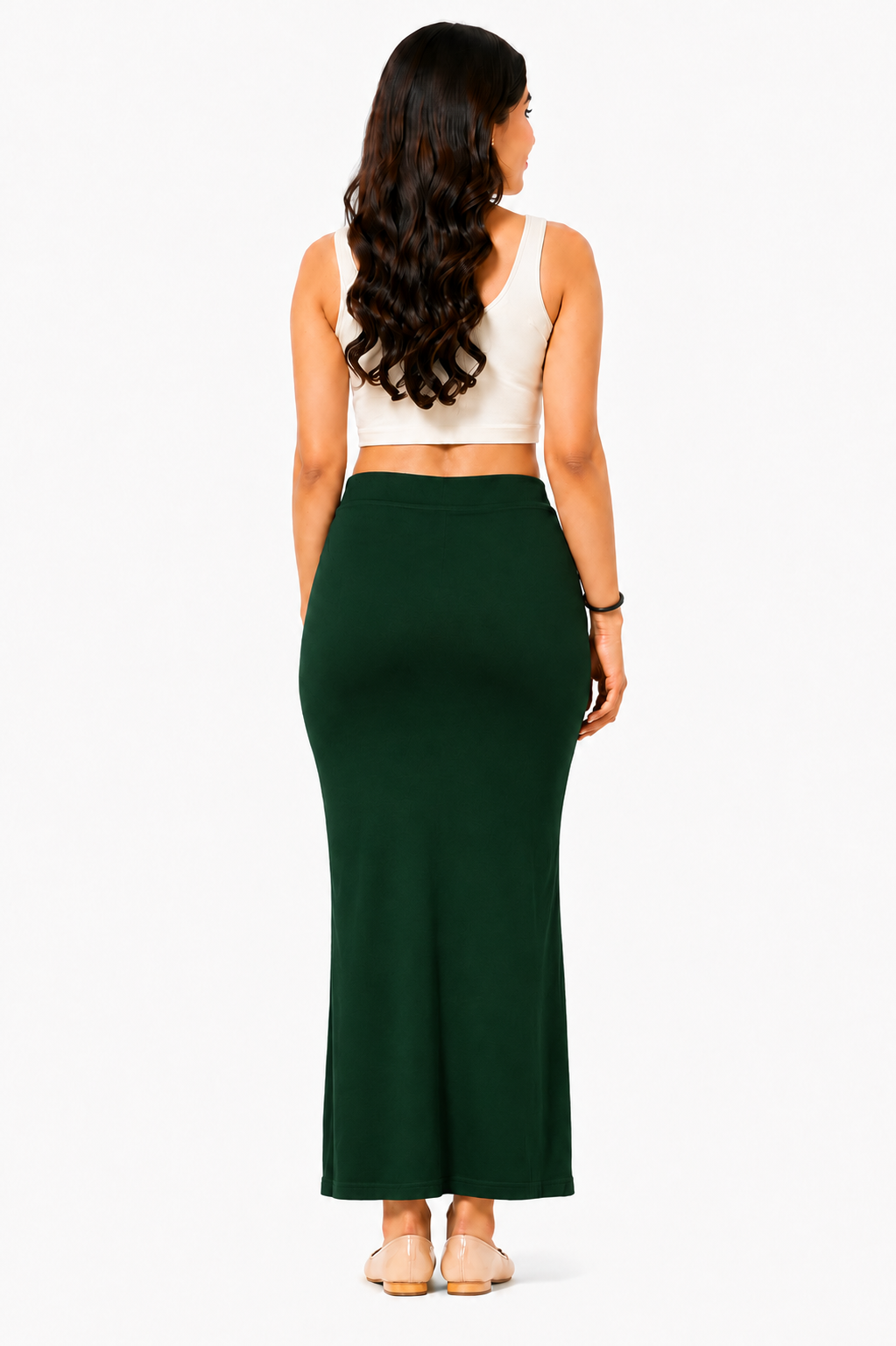 ComfyShape Premium Saree Shapewear-Dark Green
