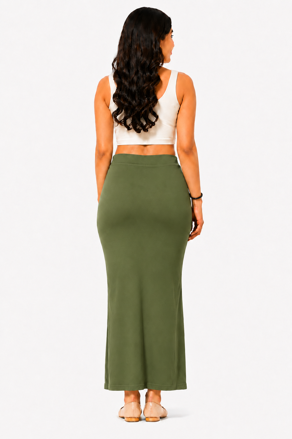 ComfyShape Premium Saree Shapewear-Light Green