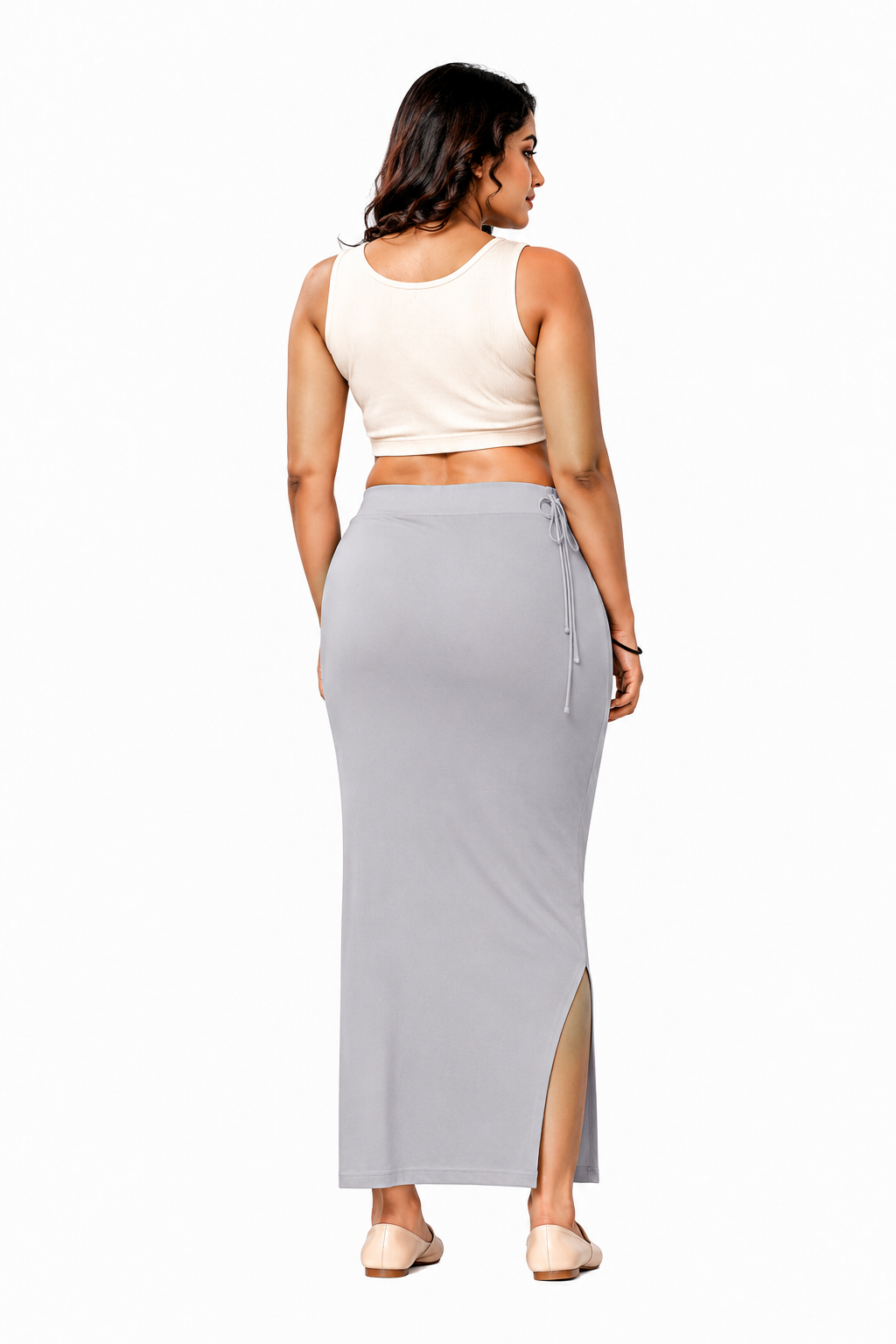 ComfyShape Premium Saree Shapewear-Light Grey