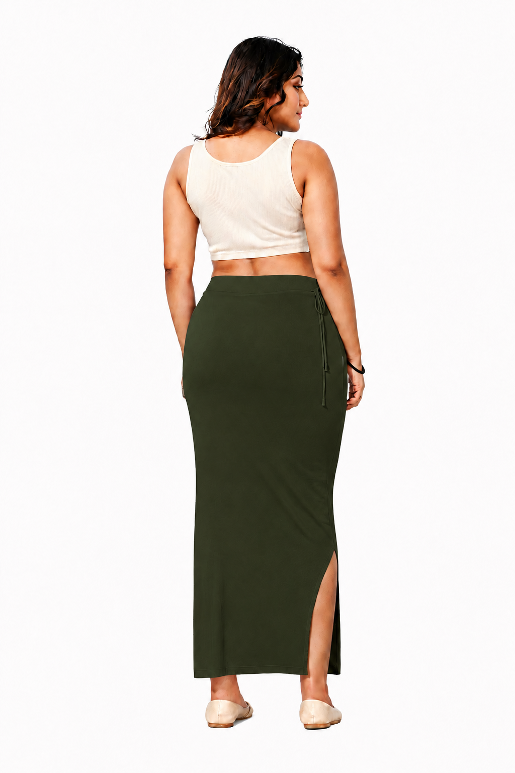 ComfyShape Premium Saree Shapewear-Mehndi