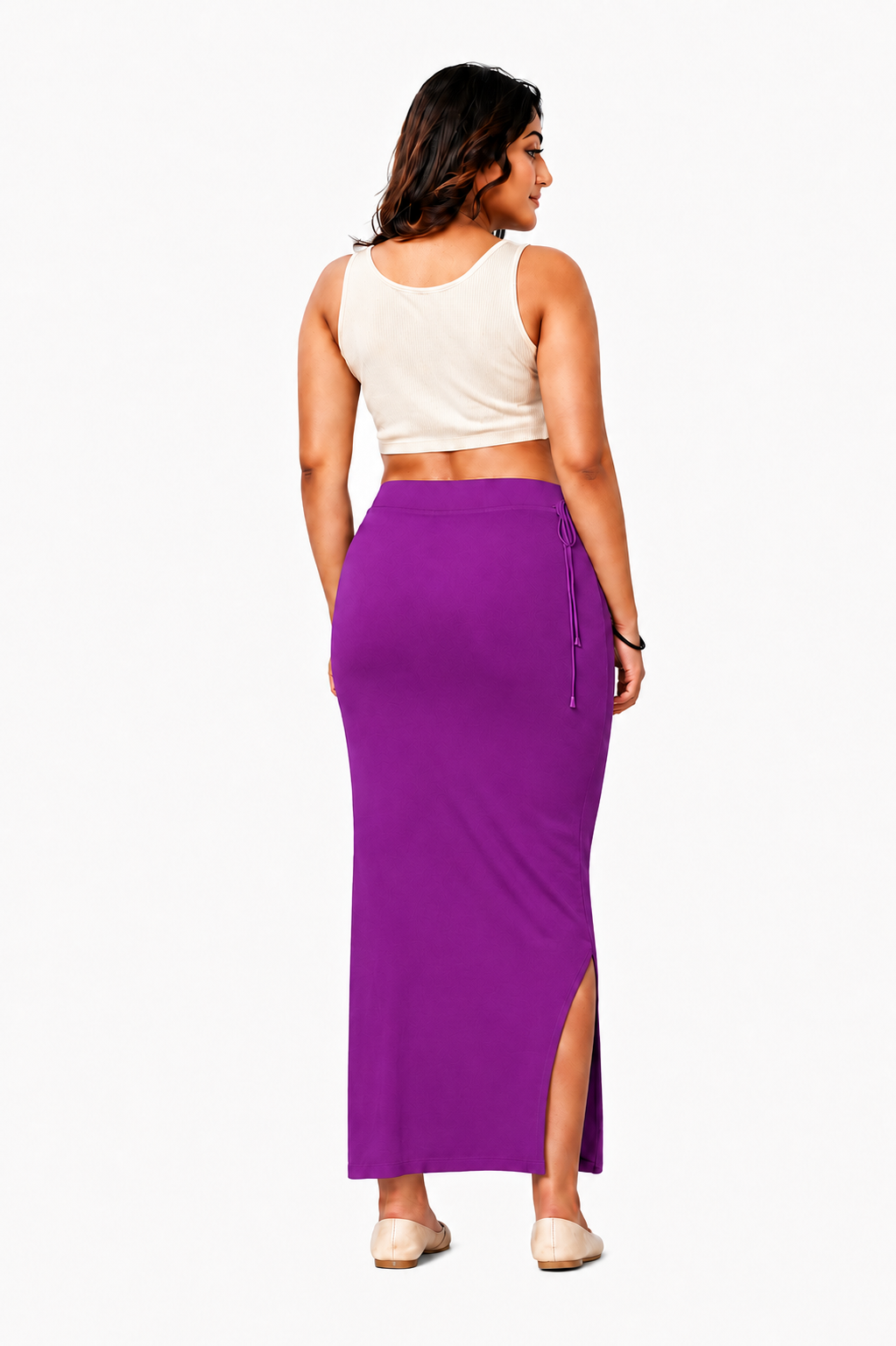 ComfyShape Premium Saree Shapewear-Purple