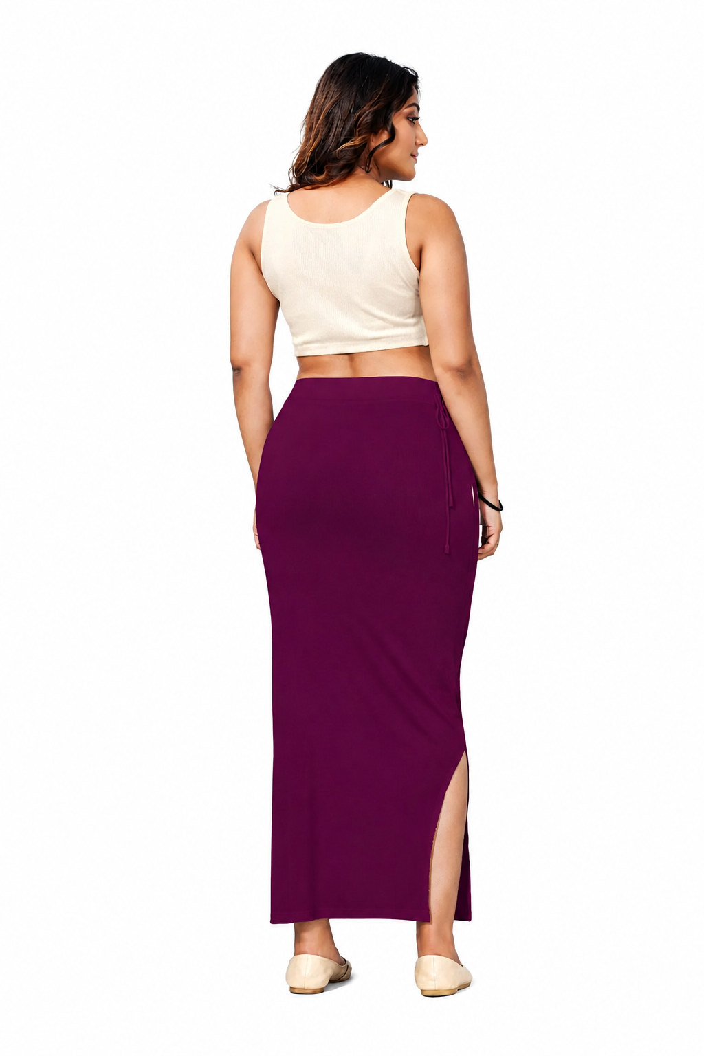 ComfyShape Premium Saree Shapewear-Wine